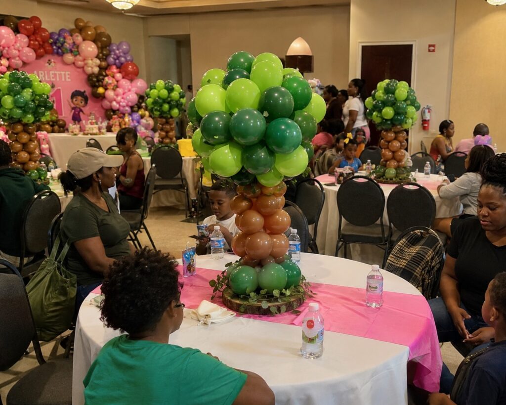Balloon Tree Centrepieces