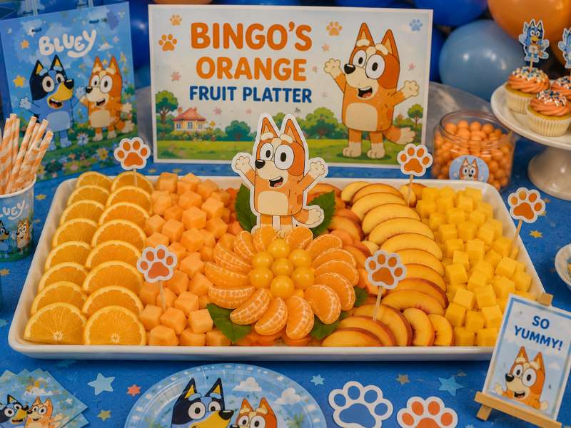 Bingo's Orange Fruit Platter
