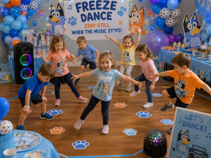 Bluey Freeze Dance