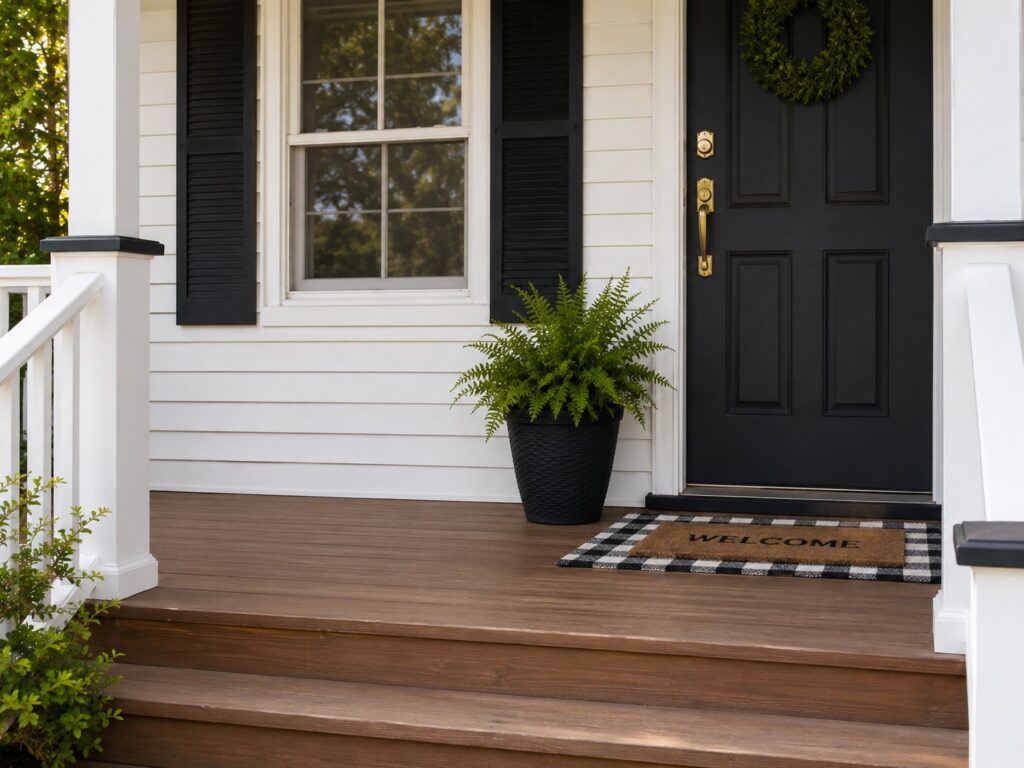 Clear and Prepare Your Porch