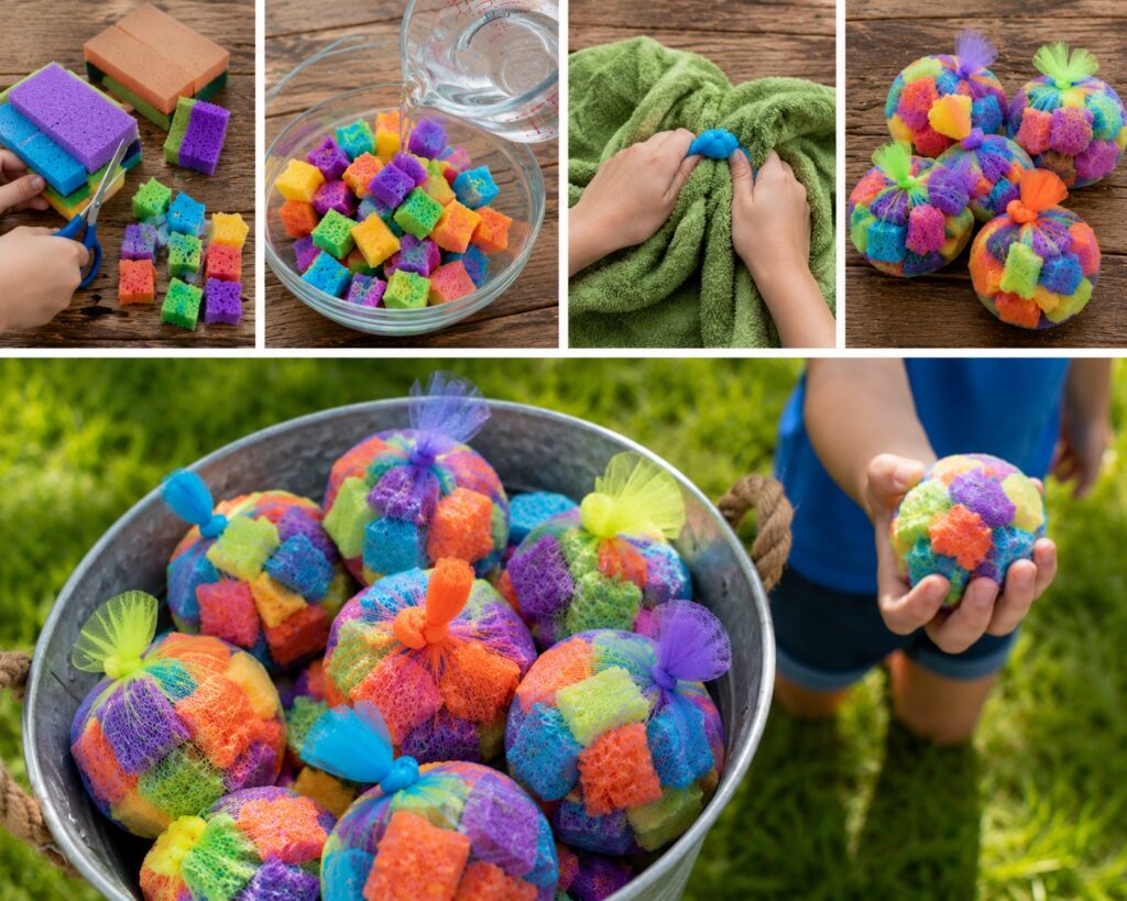 DIY Sponge Water Bombs