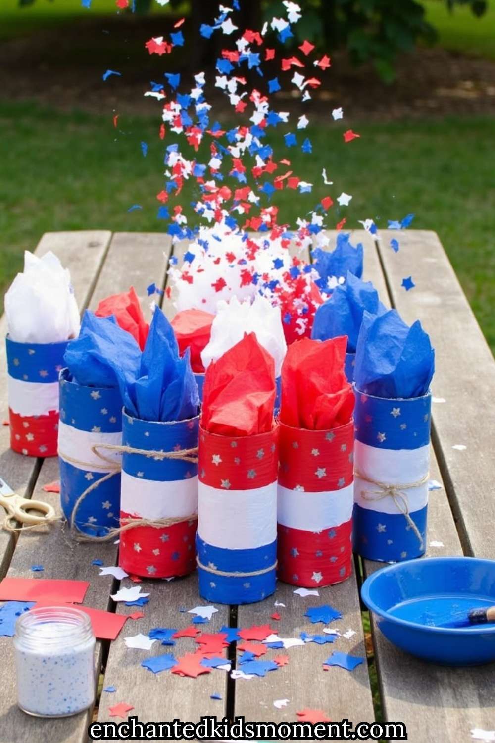 Easy Dollar Tree 4th of July Crafts Kids Can Help Make