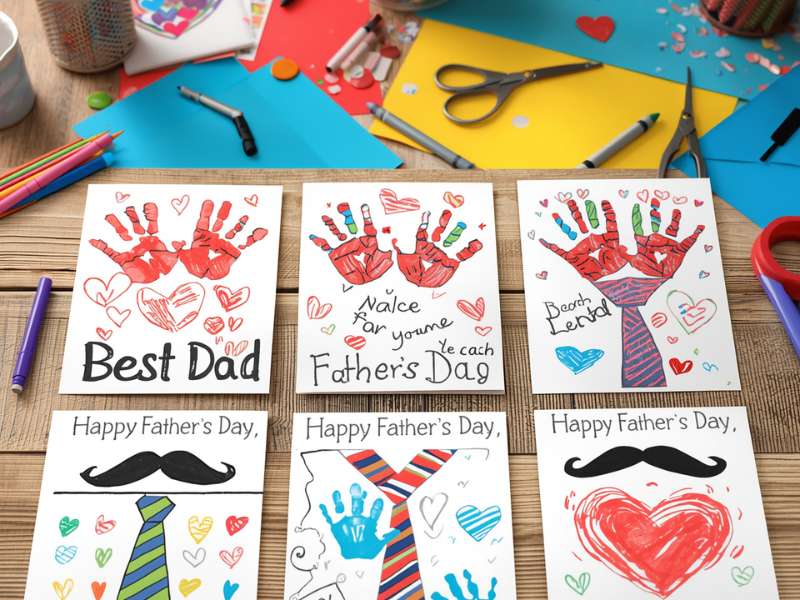 Handprint Heart Card