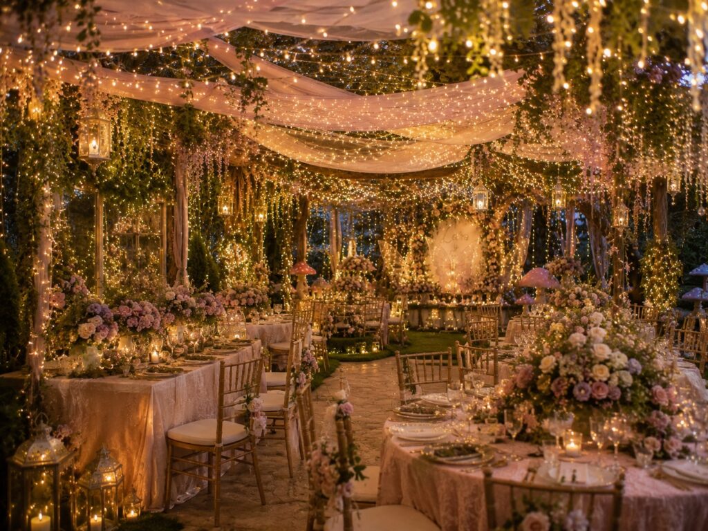  Hang a Fairy Light Canopy