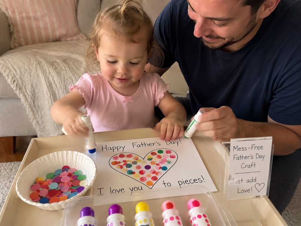 How to Do Father’s Day Crafts With Toddlers Intro image