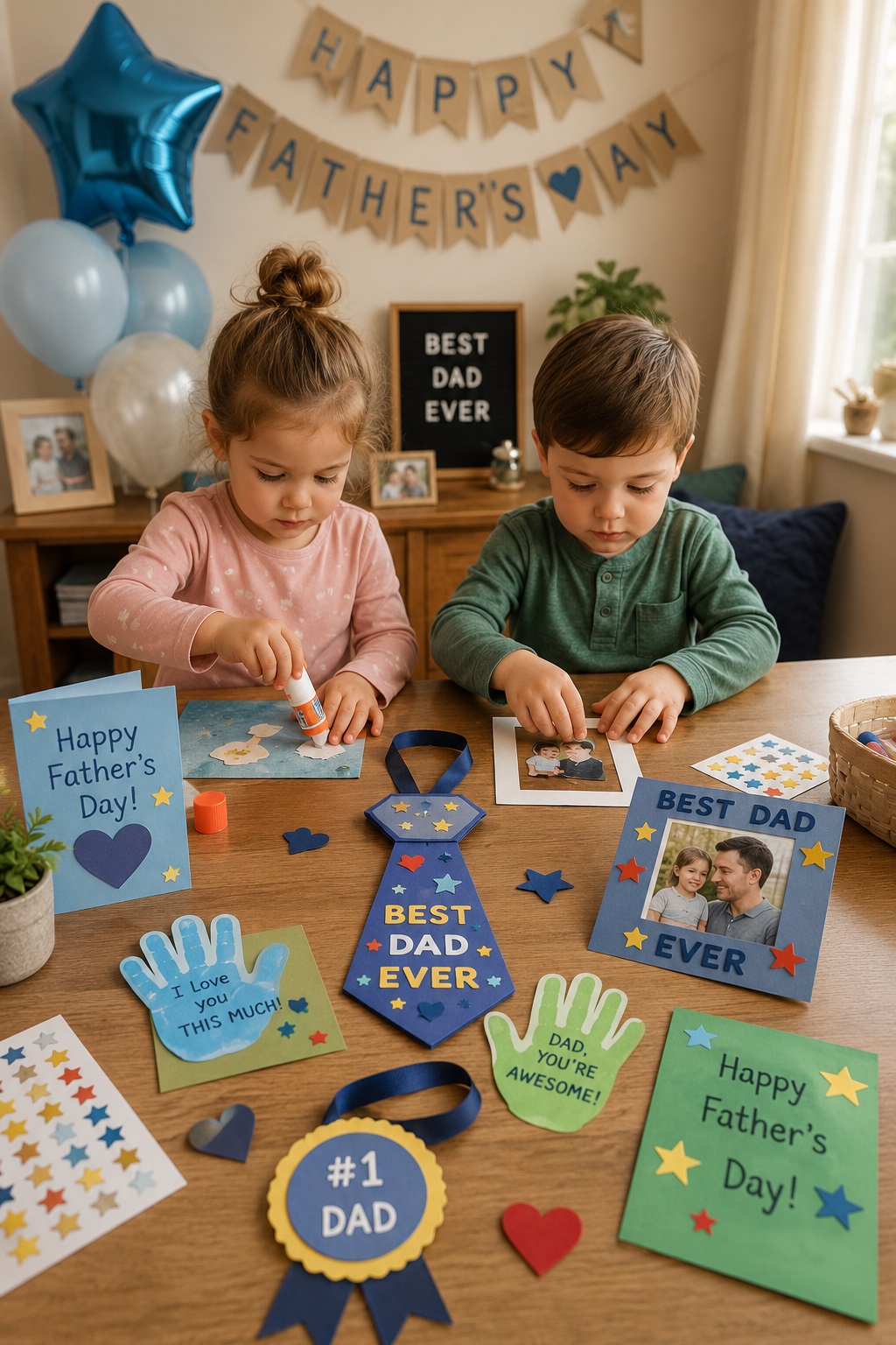 How to Do Father’s Day Crafts With Toddlers (Mess-Free Methods)