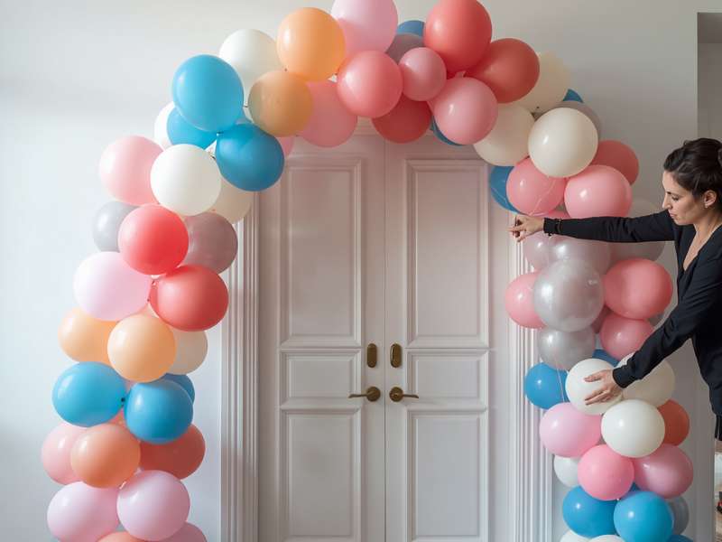 Mount your balloon clusters