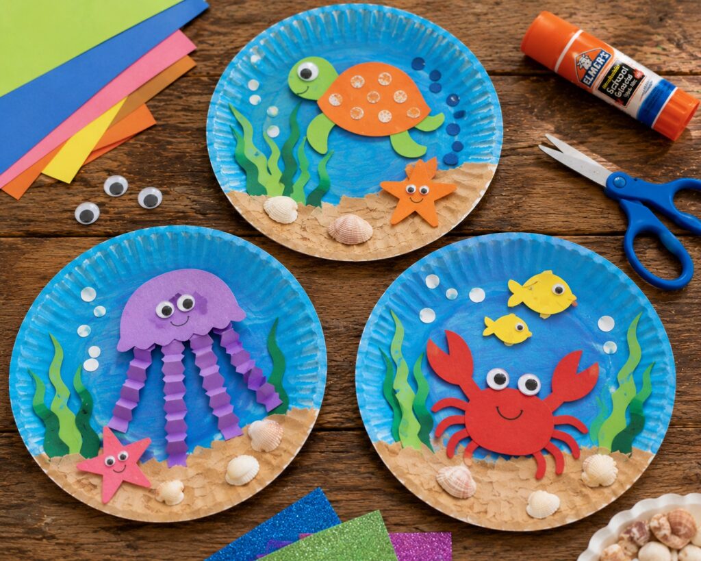 Ocean Paper Plate Craft