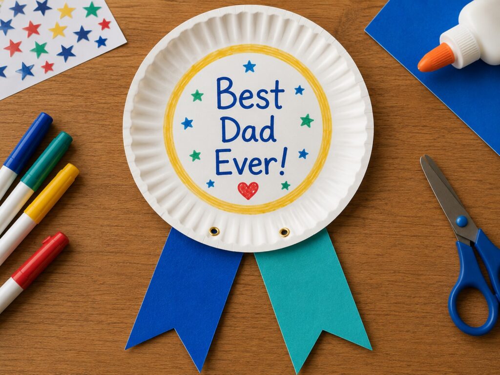 Paper Plate Award Ribbon