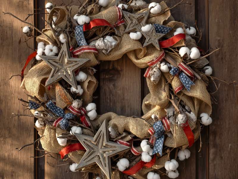 Rustic 4th of july craft