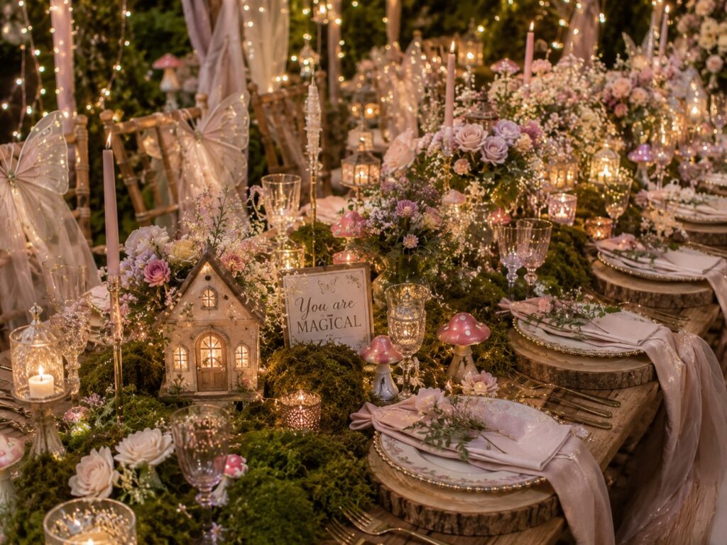 Fairy first birthday theme