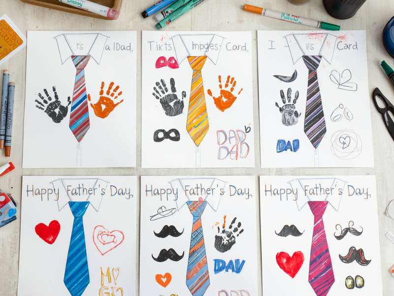Shirt and Tie Card