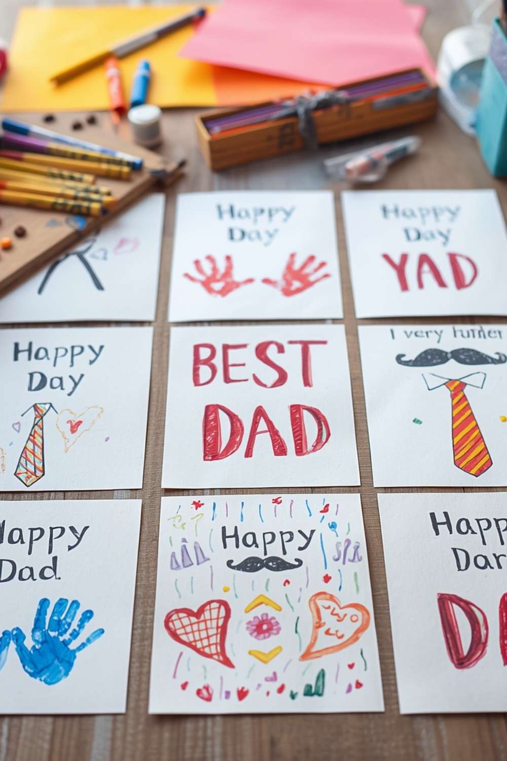 Simple Father’s Day Cards Kids Can Make in 10 Minutes