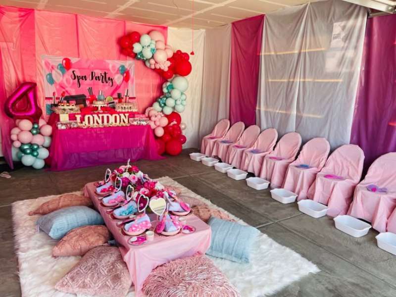 Spa and pamper Party Theme