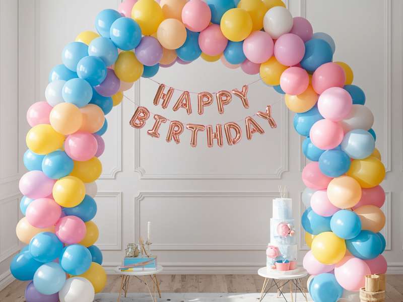 Style your balloon arch