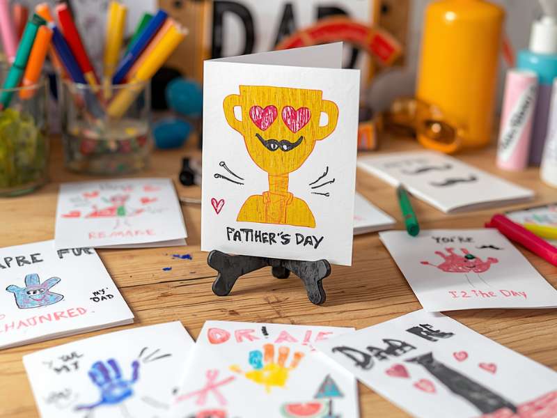 Trophy fathers day Card