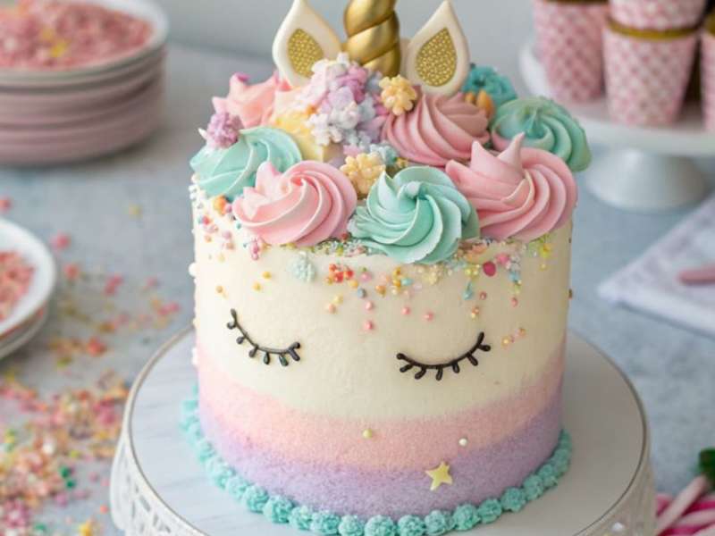 Unicorn Birthday Cake