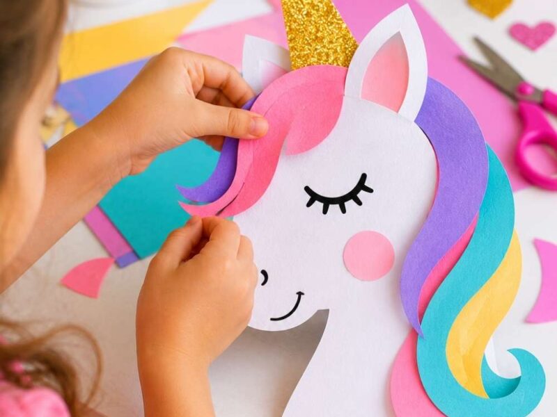 Unicorn Paper Crafts Kids Can Make in 30 Minutes
