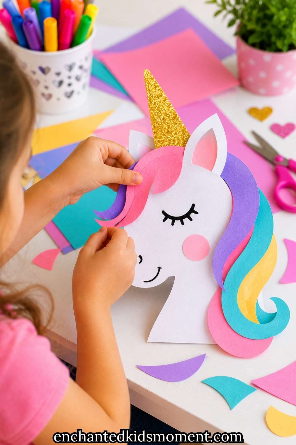 Unicorn Paper Crafts Kids Can Make in 30 Minutes