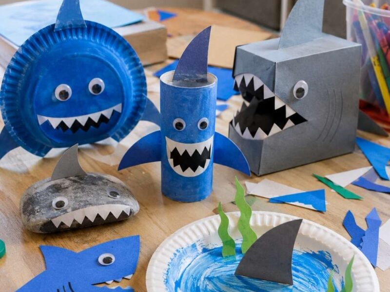 Handprint Shark Craft