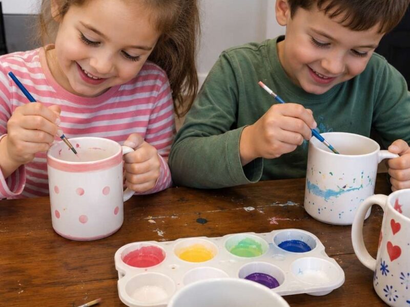 23 Adorable Ceramic Mug Painting Ideas for Kids That Make the Sweetest Keepsakes