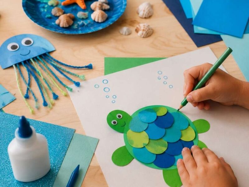 25 Magical Ocean Crafts for Kids That Make Summer Learning Fun