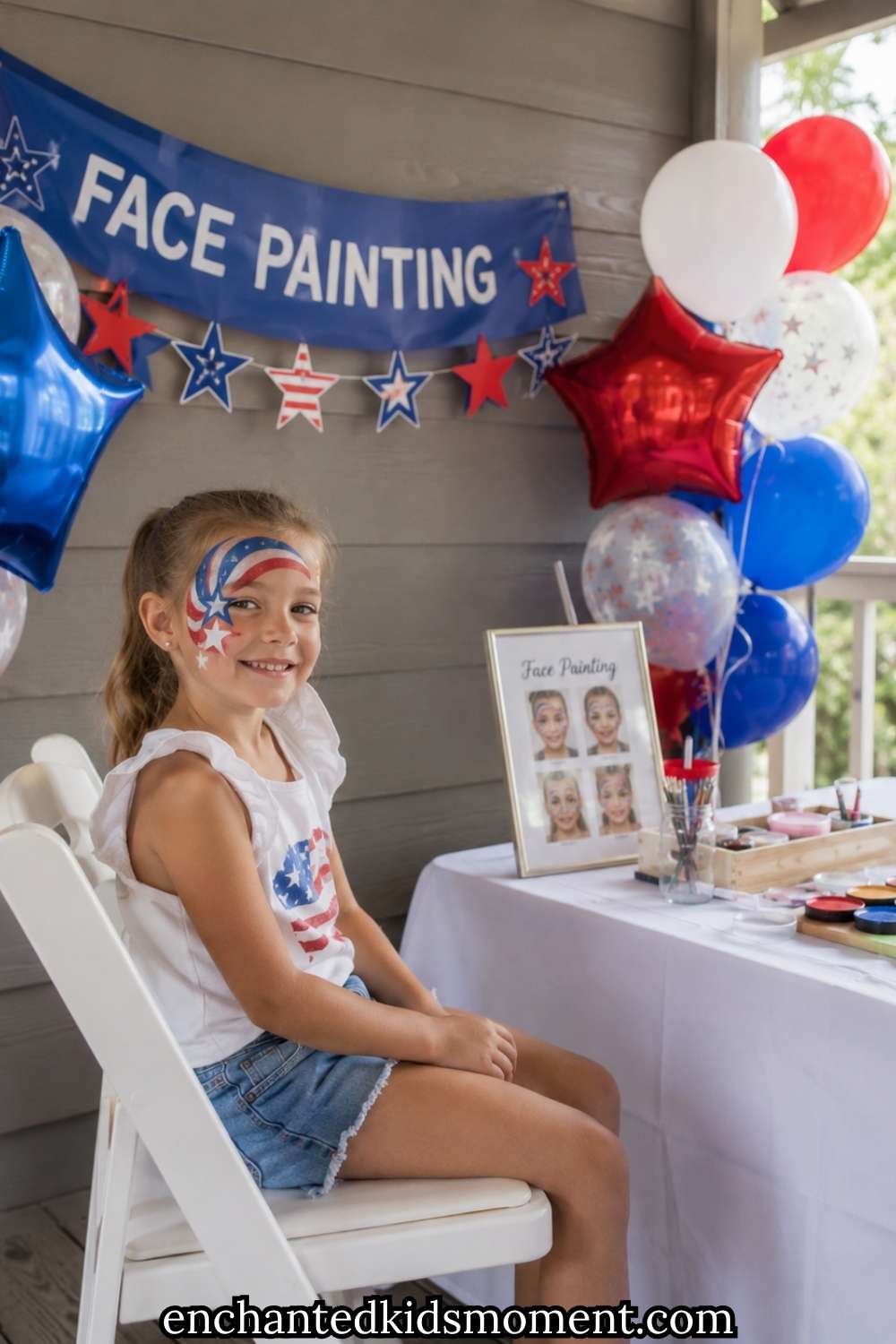 Adorable 4th of July Face Painting Ideas for Kids That Look Amazing in Photos