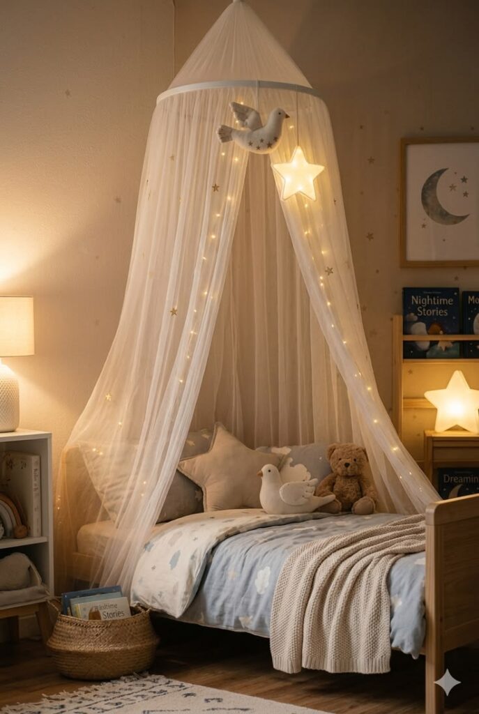 Add a Canopy Over the Bed