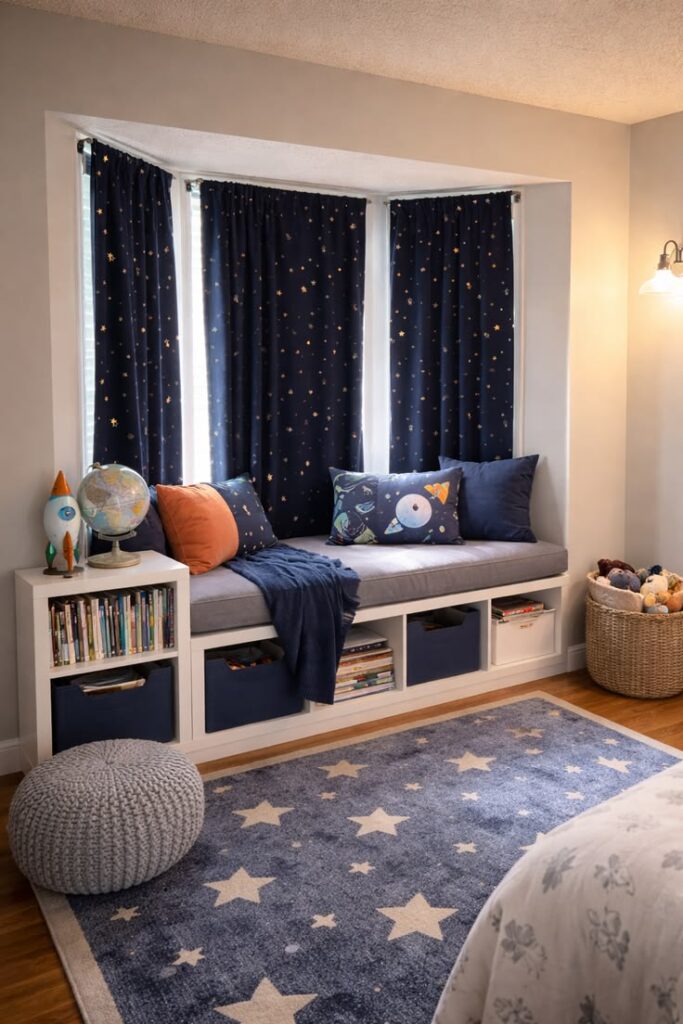 Adventure-Themed Reading Nook