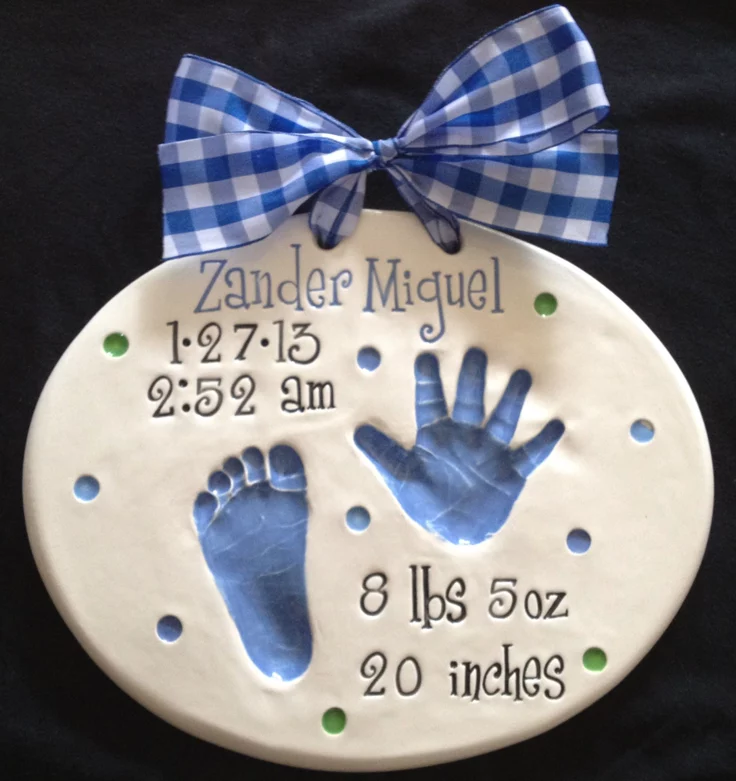 The Handprint and Footprint Keepsake