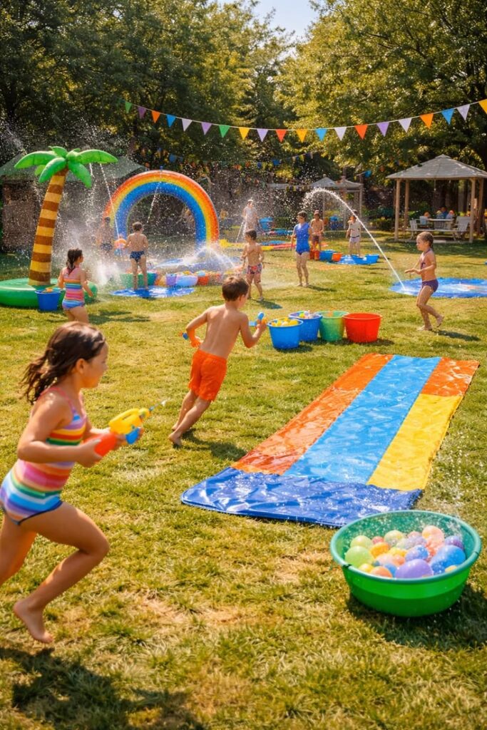 Backyard Water Party
