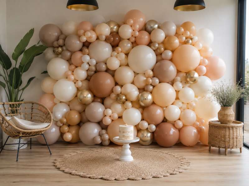 Balloon Cluster Wall