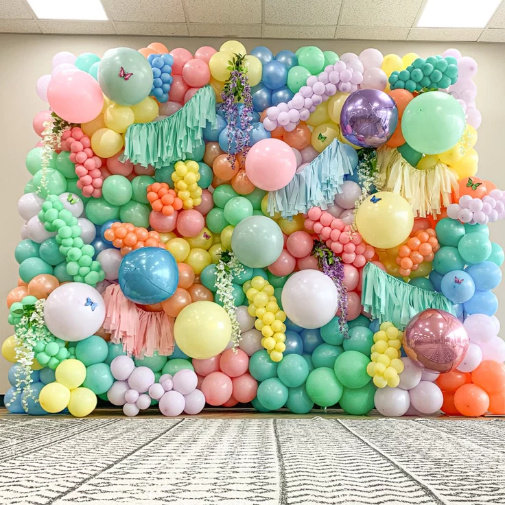 1. Balloon Wall Backdrop