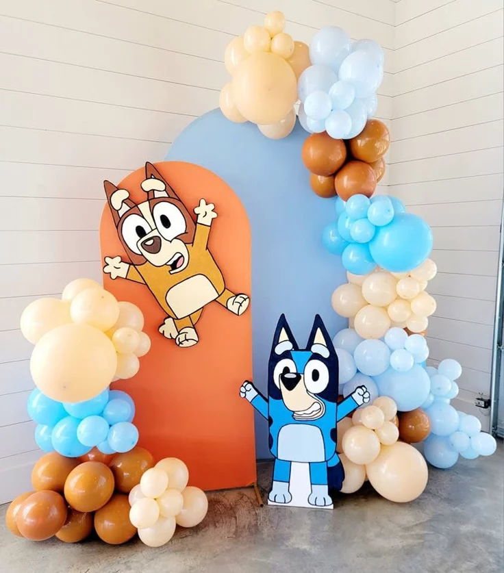 Bluey-Inspired Backdrop