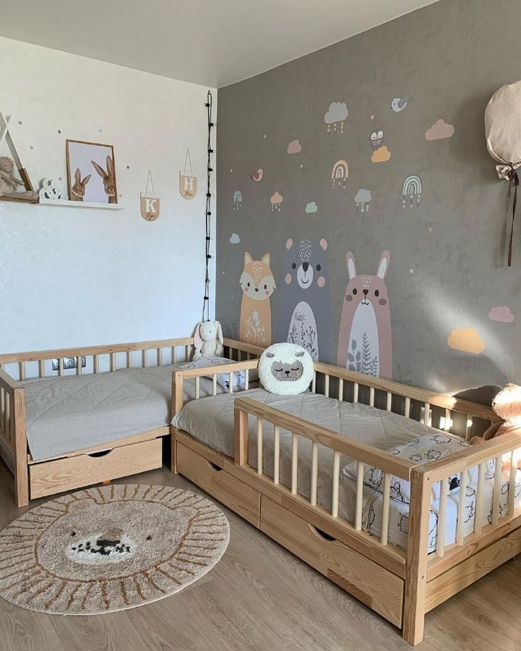 Boho Shared Nursery