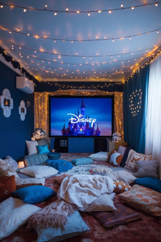 Build a Magical Blanket Fort Movie Theater