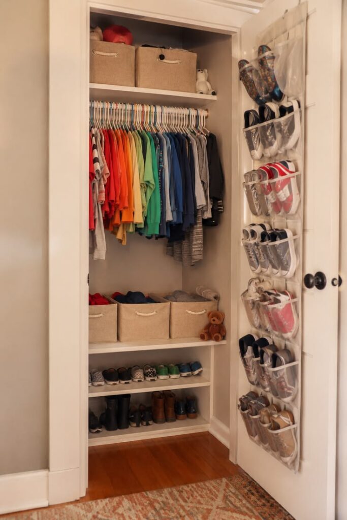 Closet Door Storage