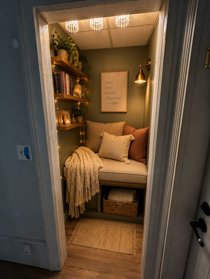 Closet Reading Hideaway