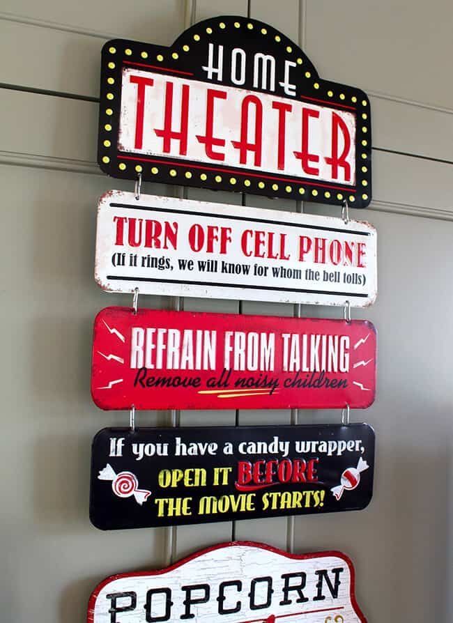 Create a DIY Home Theater Sign