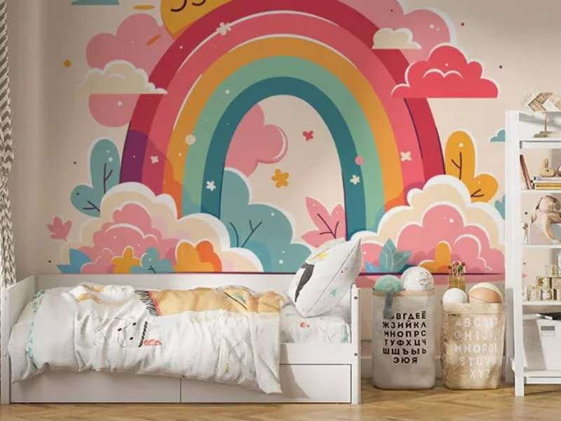 Create a Statement Wall kids room decorating ideas