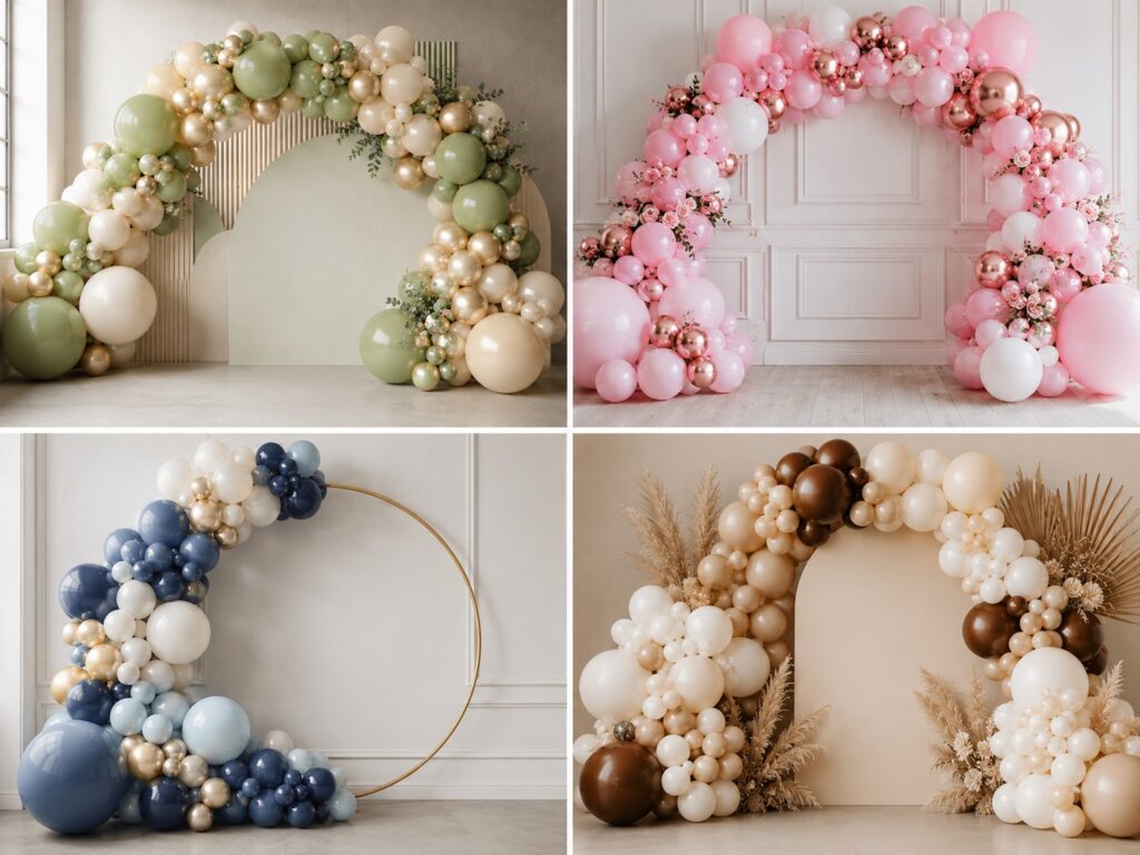 Create a balloon backdrop