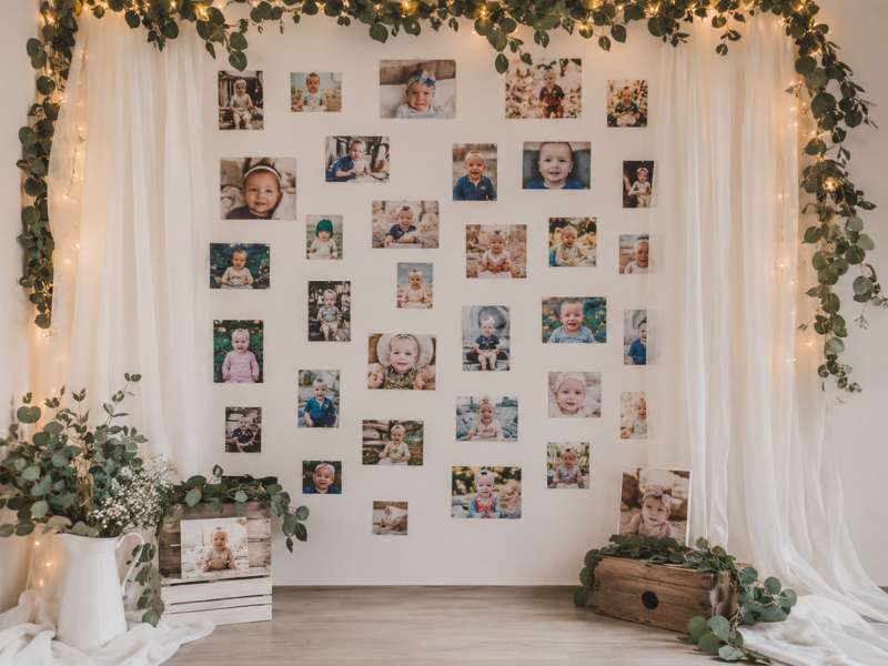 DIY Photo Collage Backdrop