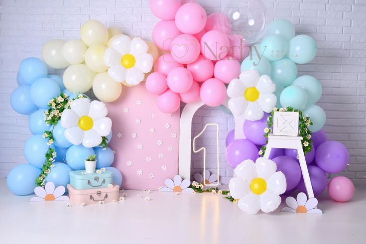 Daisy Flower Backdrop