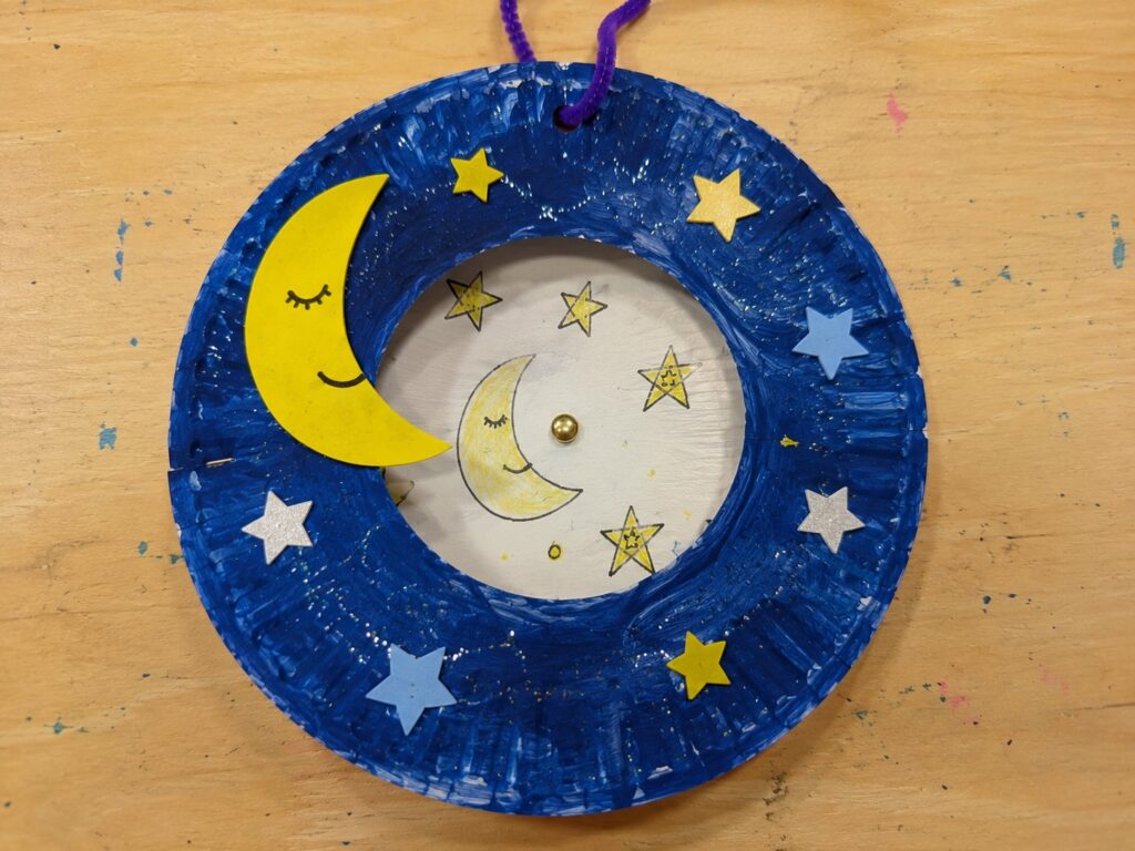Day and Night Spinner Craft