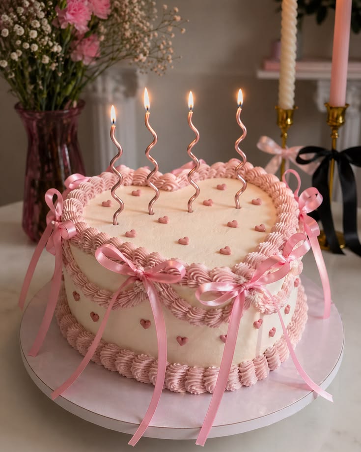Design a Beautiful Coquette Birthday Cake Display