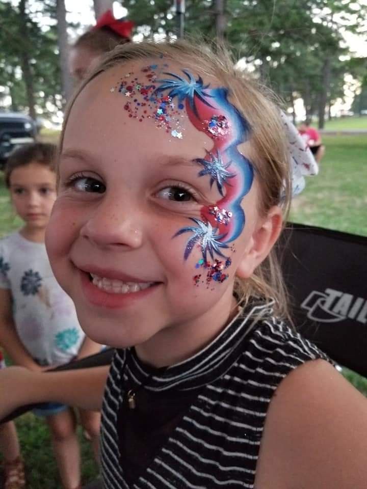 Fireworks Across the Forehead