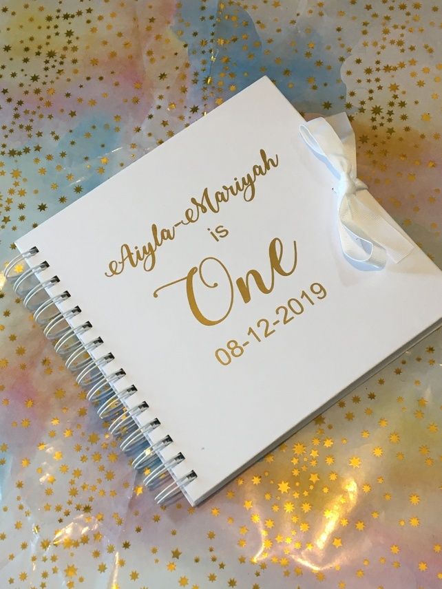 First Birthday Memory Book