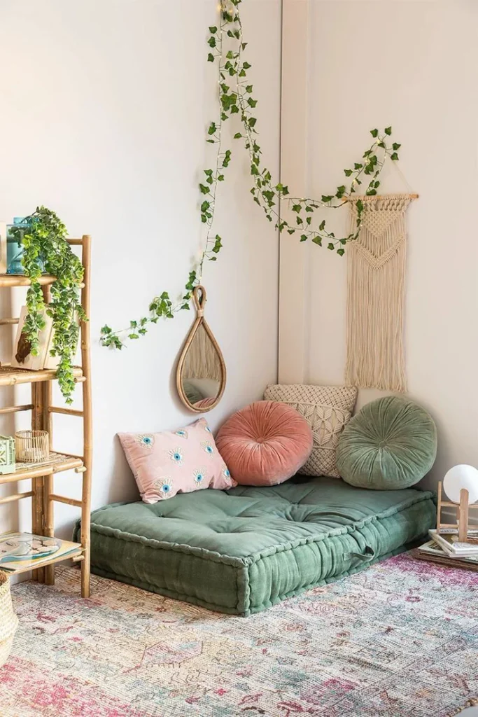 Floor Cushion Reading Area