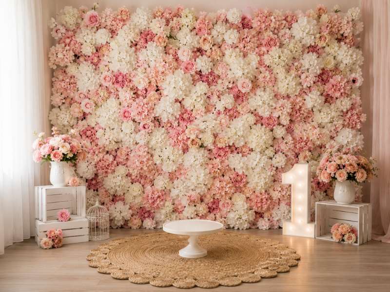Flower Wall Backdrop