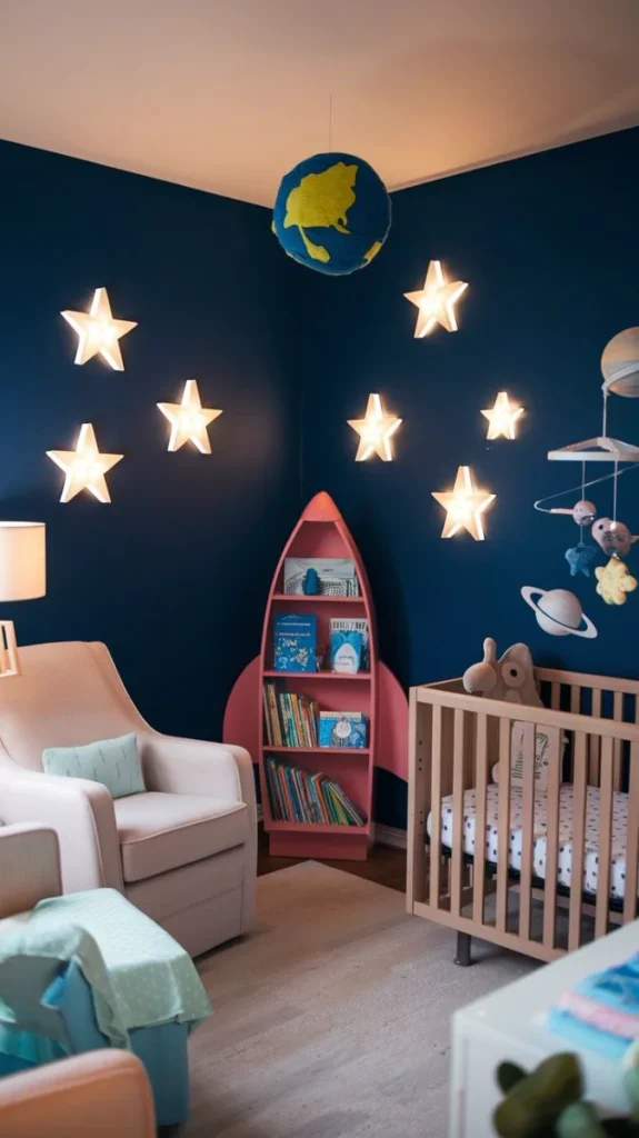 Rocket ship nursery